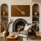 The Piercing Pitchfork - Wall Art - Landscape Umber