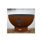 Fire Pit Art Tropical Moon Fire Pit