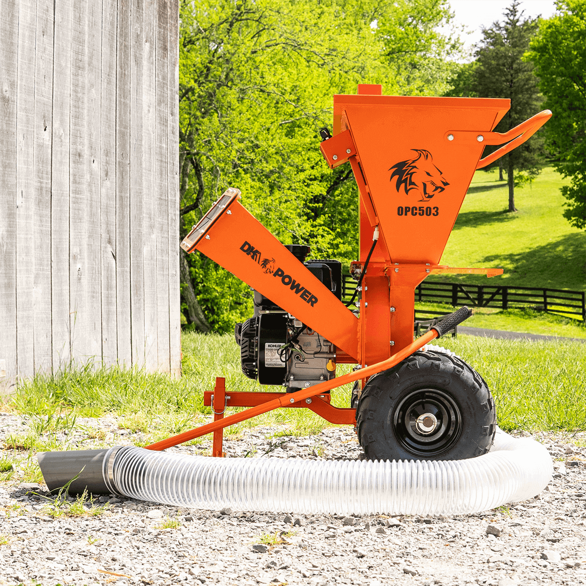 Chery Industrial 3" 7 Hp 208cc Disk Chipper Shredder Vacuum Combo