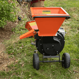 Chery Industrial 3" 6.5 Hp 196cc Disk Chipper Shredder With Chip Bag