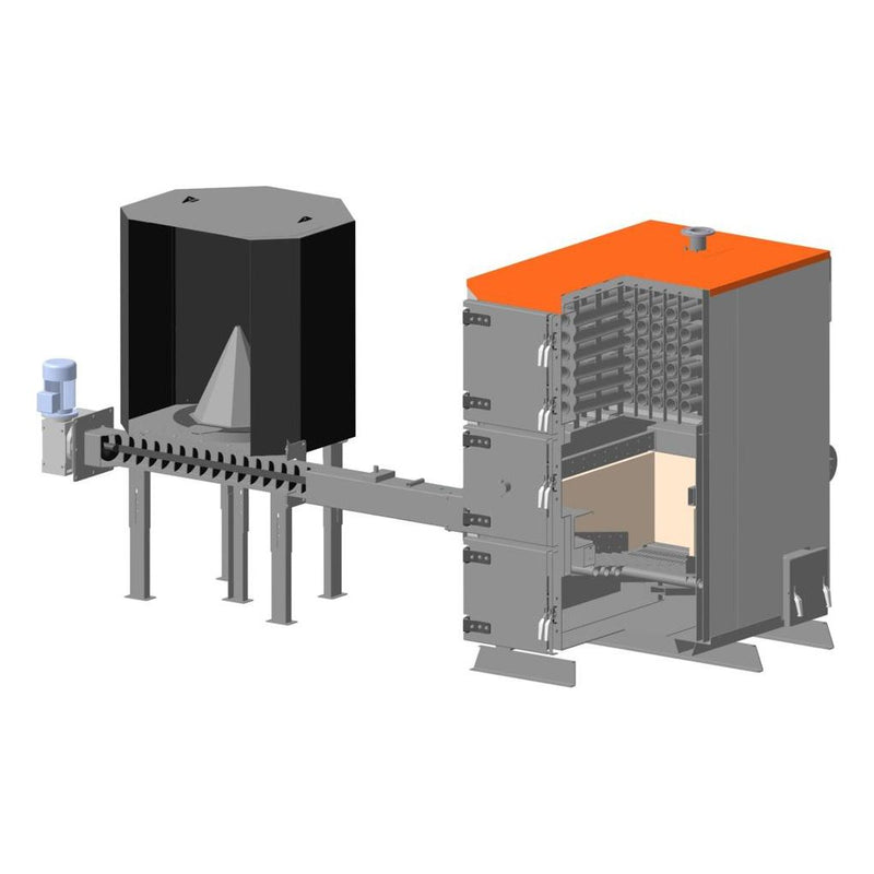 BIO DUO 300 High-Efficiency Wood Chip Boiler 1000K BTU