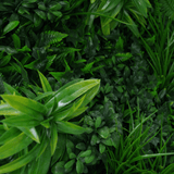 Designer Plants USA Luxury Green Tropics Artificial Living Wall 40x40 Commercial Grade