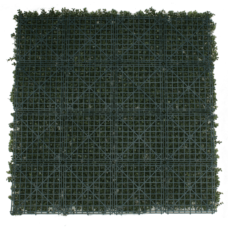 Designer Plants USA Natural Artificial Boxwood Wall 40"x40" Commercial Grade UV Resistant