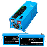 SunGoldPower 4000W Peak (12000W) DC 24V Pure Sine Wave Inverter With Charger