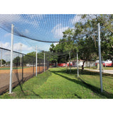 Gared Outdoor Steel Batting Cage 55′ L × 12′ W × 10′ H Heavy-Duty Baseball Multi-Sport Cage 4086-55