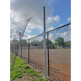 Gared Outdoor Steel Batting Cage 70′ L × 12′ W × 10′ H Heavy-Duty Training System 4086-70