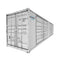 Chery Industrial 40ft High Cube Two Multi Doors Container with Logo