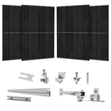 410 Watt Monocrystalline Solar Panel (4 Pack) With Solar Panel Mount Rack - Nature's Generator