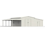 Chery Industrial 42' x 30' Vertical Steel Garage With Lean-to