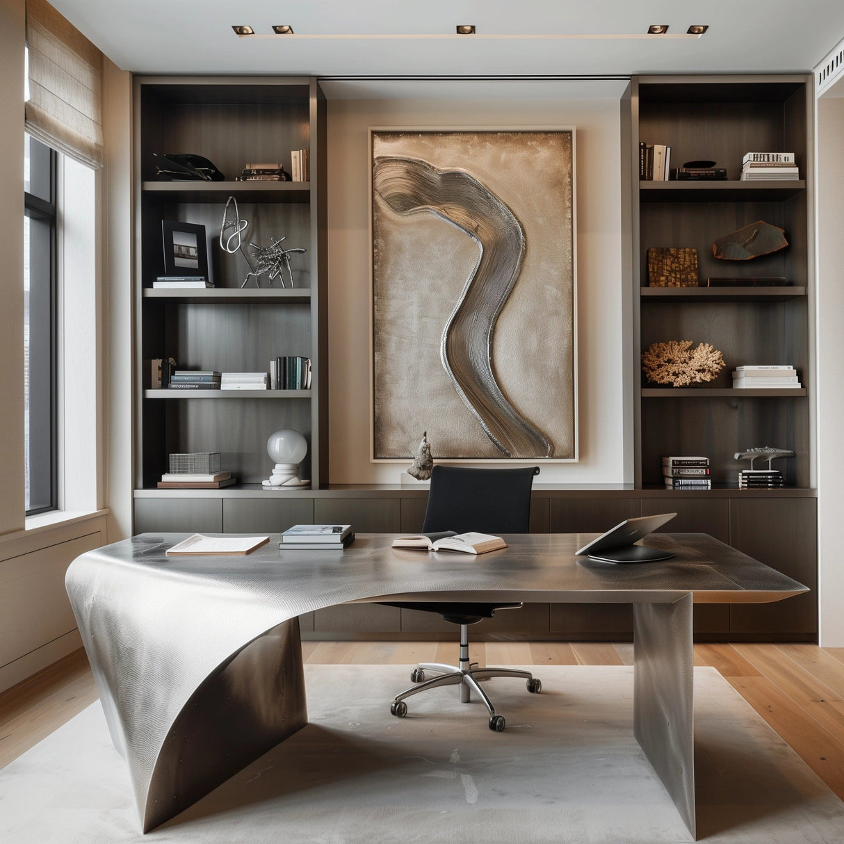 Carbon Designs The Buemont Office Desk - Polished