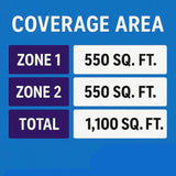 MRCOOL 27k 4‑Zone DIY Multi‑Zone Bundle (12k + 12k Wall Mounts, Two 16 ft R‑454B Line Sets, 230V)