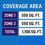MRCOOL 27k 4‑Zone DIY Multi‑Zone Bundle (12k + 12k Wall Mounts, Dual 25 ft R‑454B Line Sets, 230V) — DIYM227HPW04D06