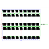 Alien Hydroponics EasyFeed 45 Pot 5 Row Kit