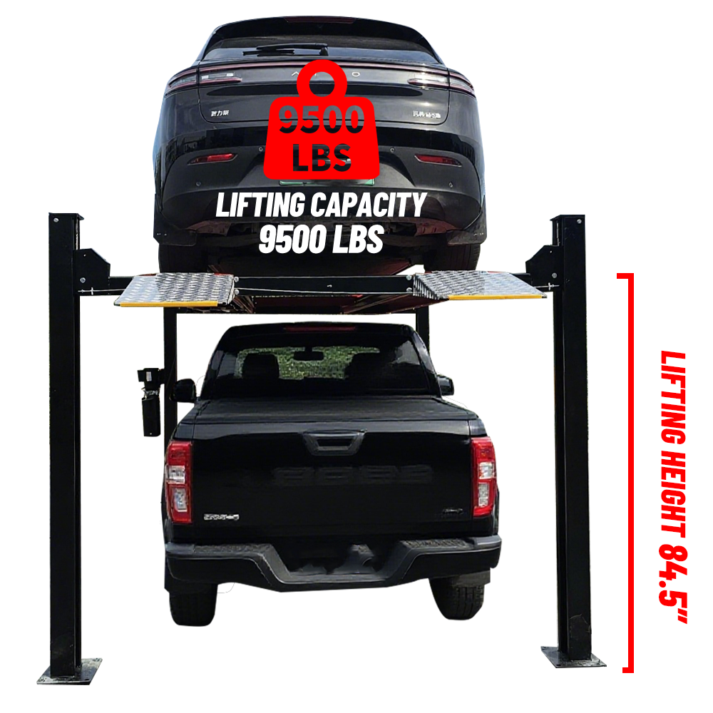 Katool 9500lbs Heavy Duty 4 Post Storage Car Lift KT-4H950