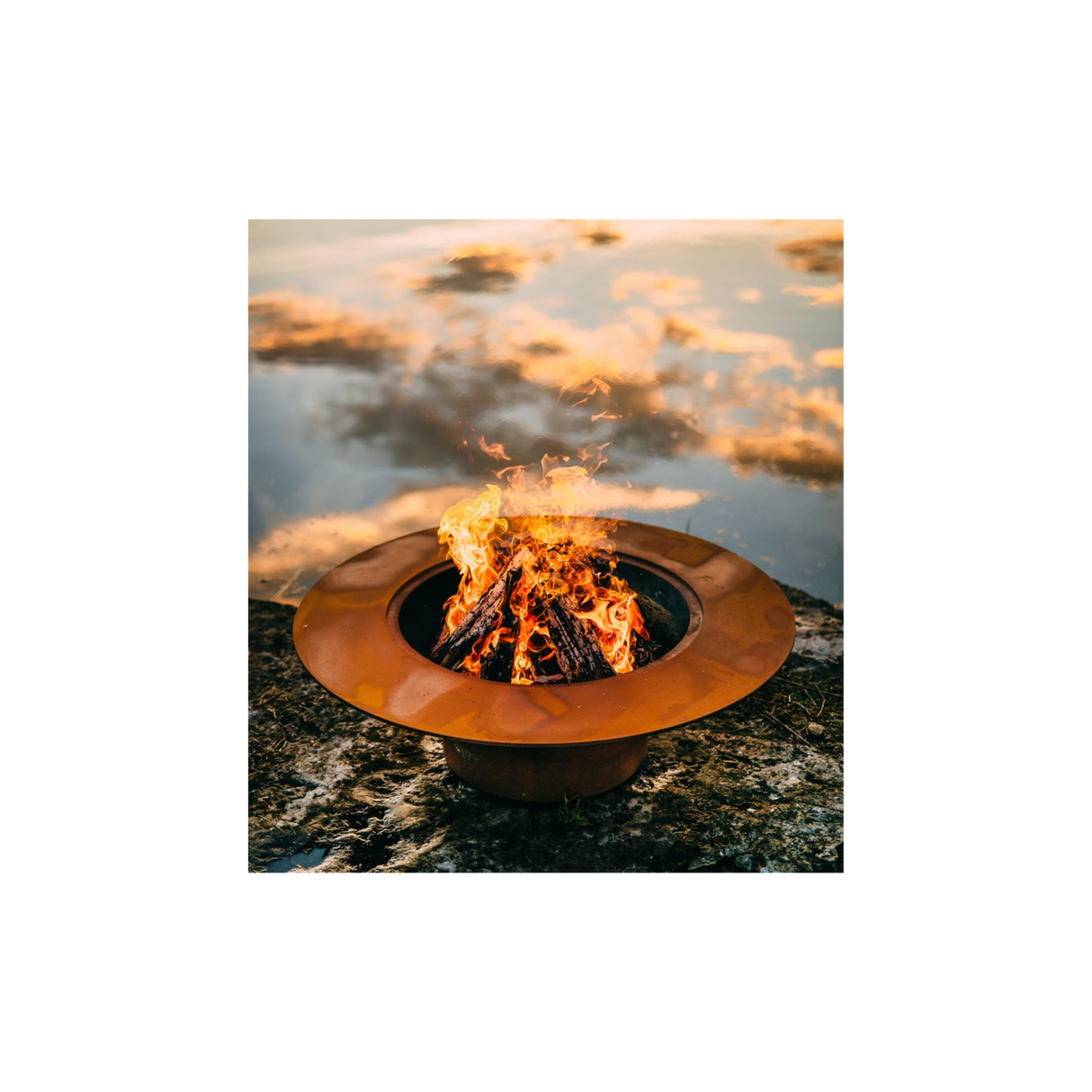 Fire Pit Art Magnum with Lid Fire Pit