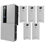 SunGoldPower 11.4kW 48V Split Phase Hybrid Solar Inverter + PowerMax 51.2V 314Ah Outdoor Energy Storage Battery