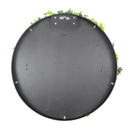 Designer Plants USA Luxury Artificial Green Plant Wall Circle 30" Black Frame UV Resistant