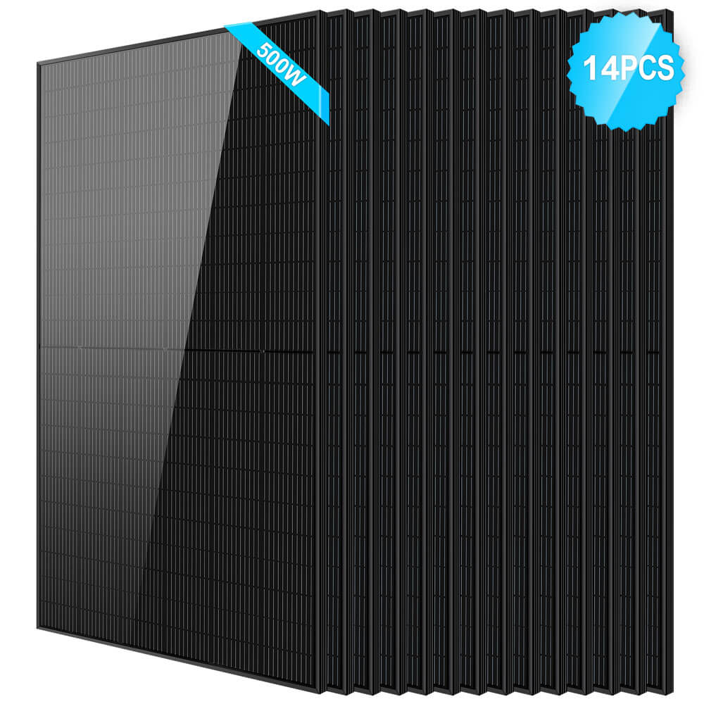 SunGoldPower 500W Mono Black PERC Solar Panel SG-500WM UL61730 CEC Listed