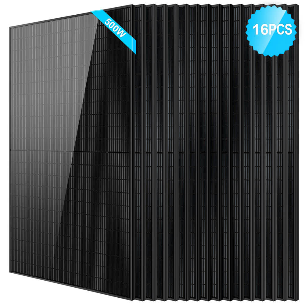 SunGoldPower 500W Mono Black PERC Solar Panel SG-500WM UL61730 CEC Listed