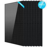 SunGoldPower 500W Mono Black PERC Solar Panel SG-500WM UL61730 CEC Listed