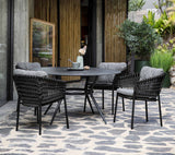 Ocean Stacking Woven Dining Armchair