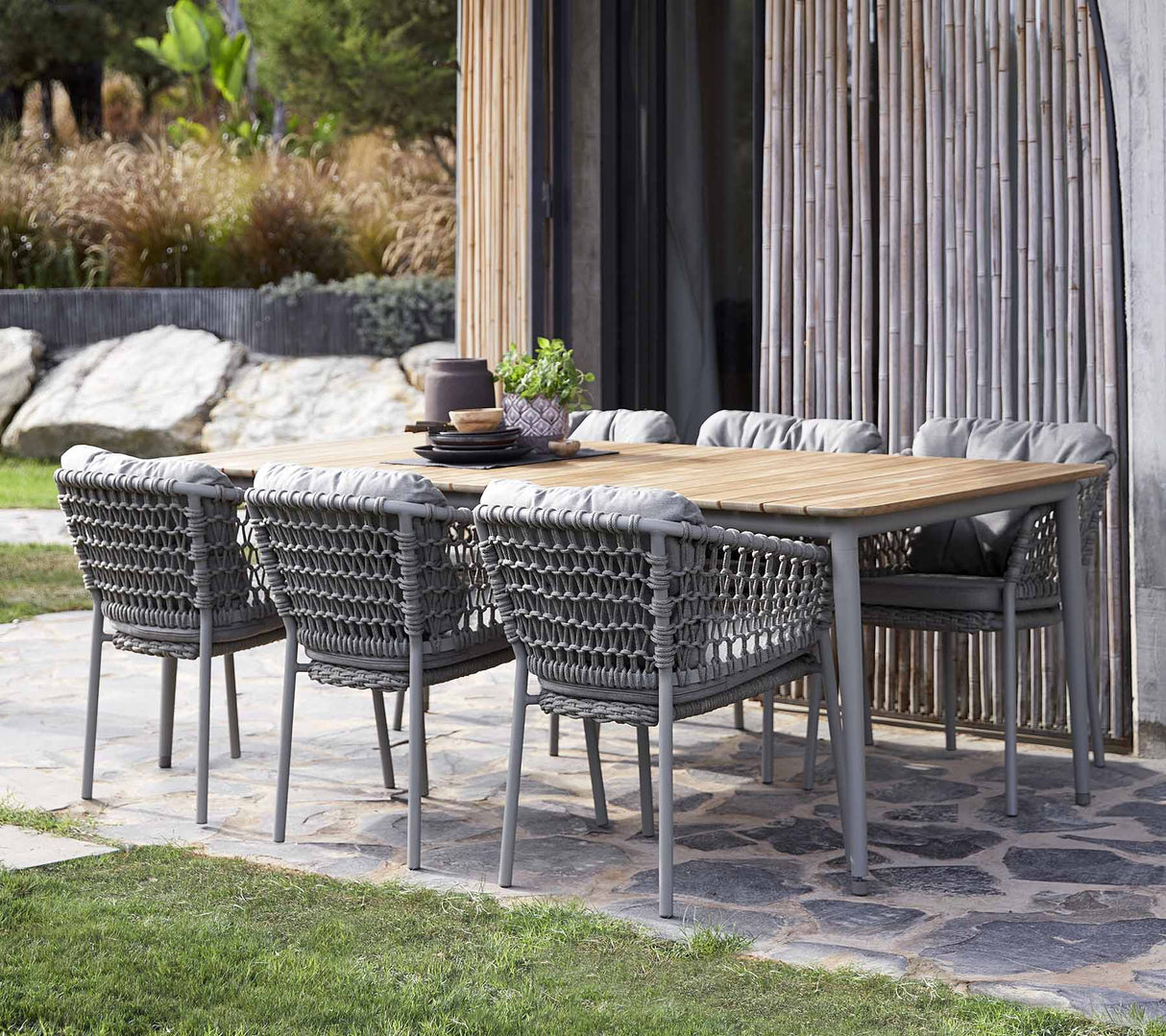 Ocean Stacking Woven Dining Armchair