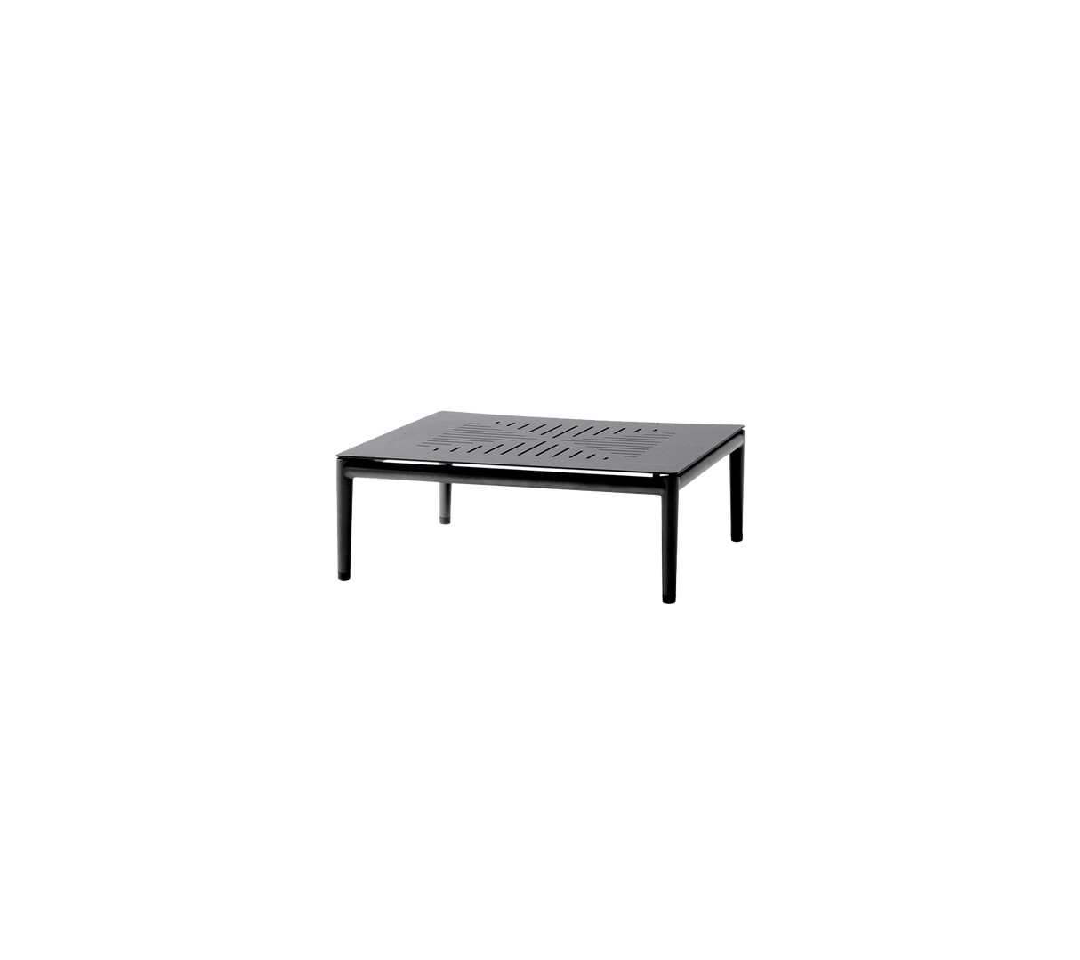 Conic Square Outdoor Coffee Table Aluminium