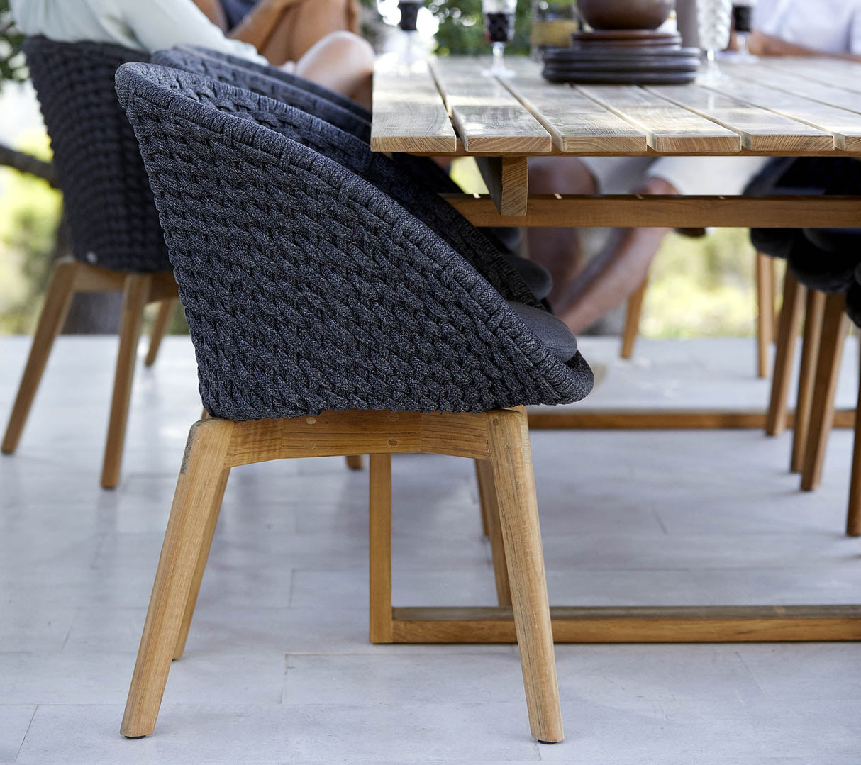 Peacock Outdoor Dining Chair 5454RODGT-5454YSN92