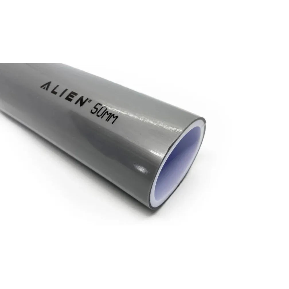 Alien Hydroponics Pipe 50mm Silver 100cm Piece