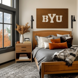 The BYU - Metal Wall Art - Landscape Umber