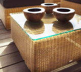 Cane-line Chester Outdoor Footstool Coffee Table
