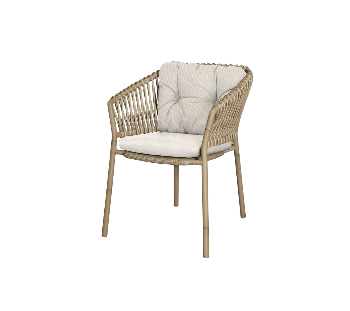 Ocean Stacking Woven Dining Armchair