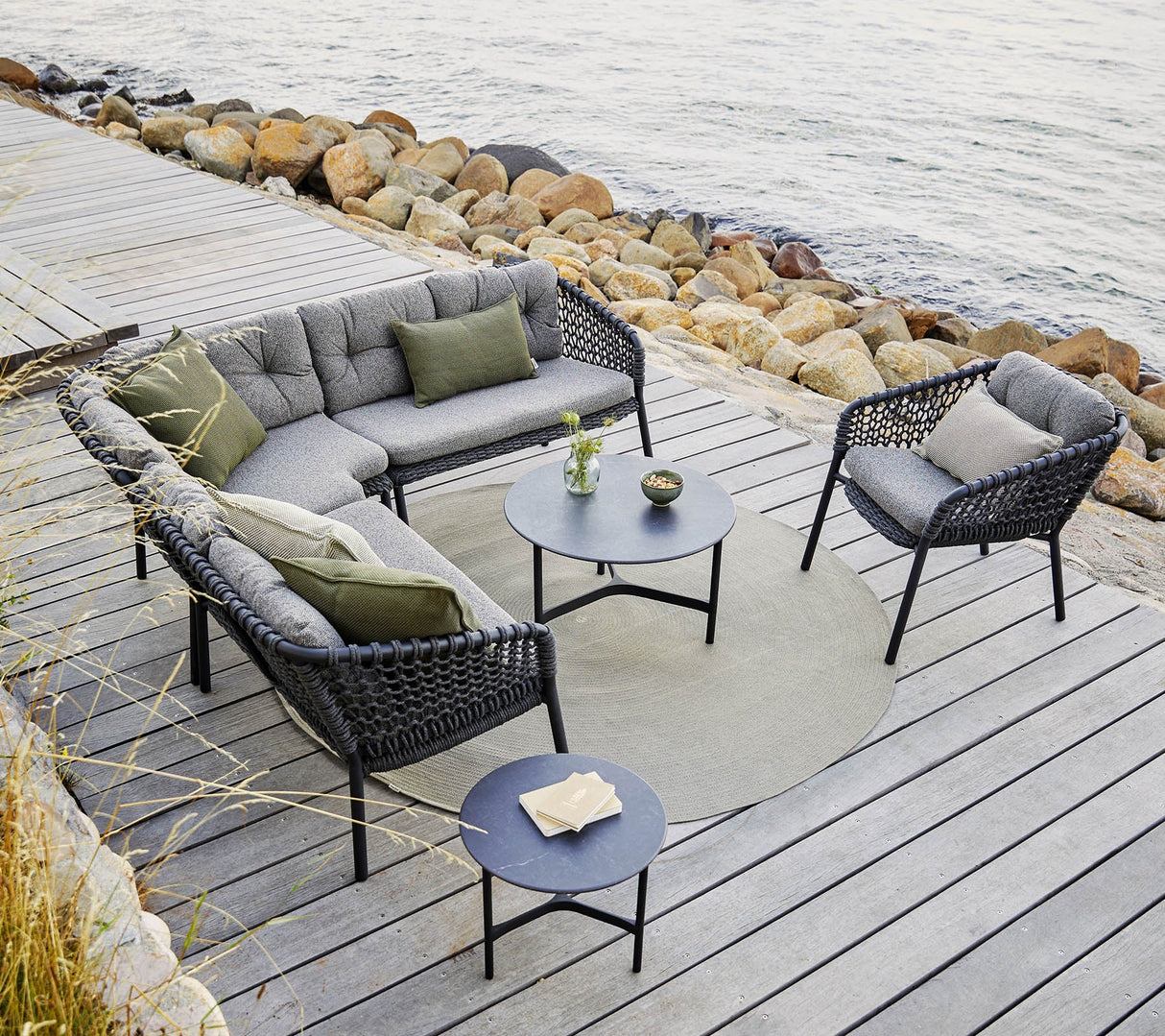 Ocean Stacking Soft Rope Lounge Chair