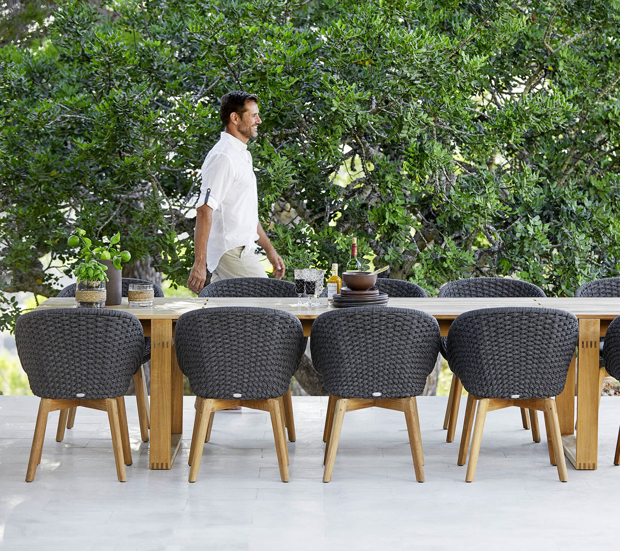Peacock Outdoor Dining Chair 5454RODGT-5454YSN92