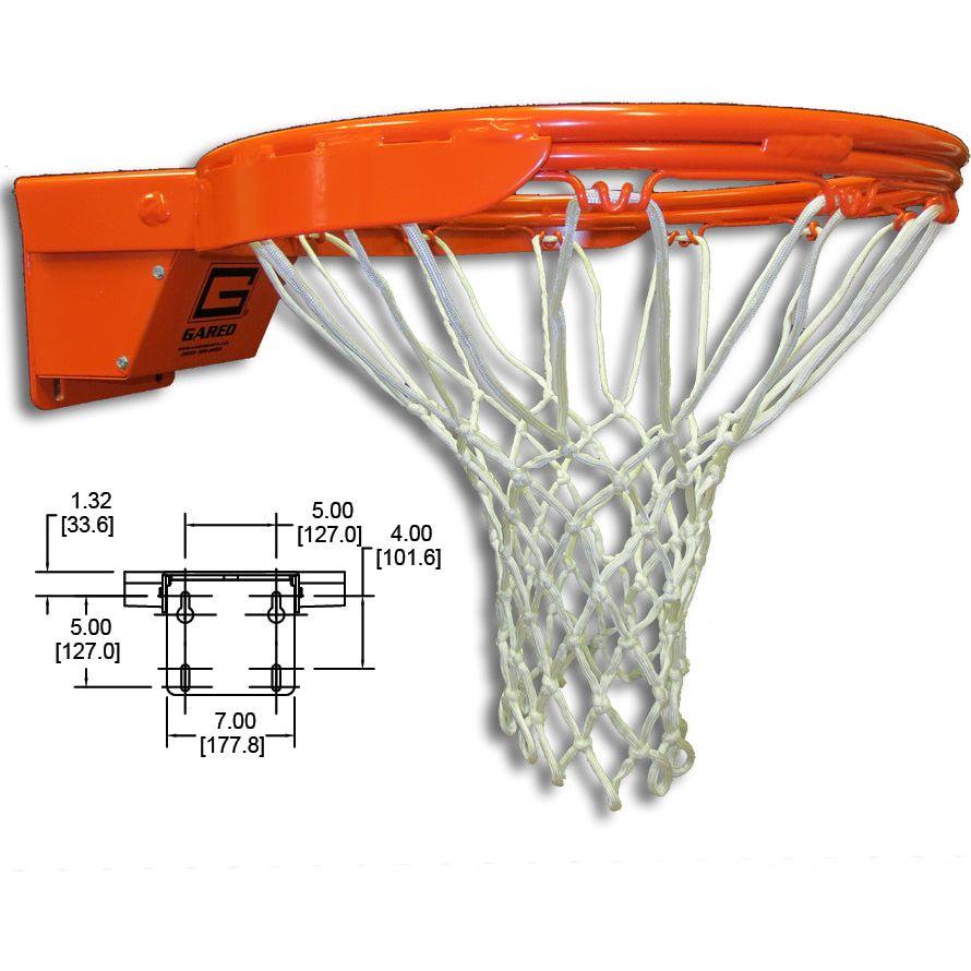 Gared Double Ring Breakaway Rim Basketball Goal 5500