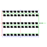 Alien Hydroponics EasyFeed 50 Pot 5 Row Kit