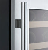 Allavino FlexCount Series 56 Bottle Single Zone Built-In Wine Cooler Refrigerator with Stainless Steel Door Left Hinge VSWR56-1SL20