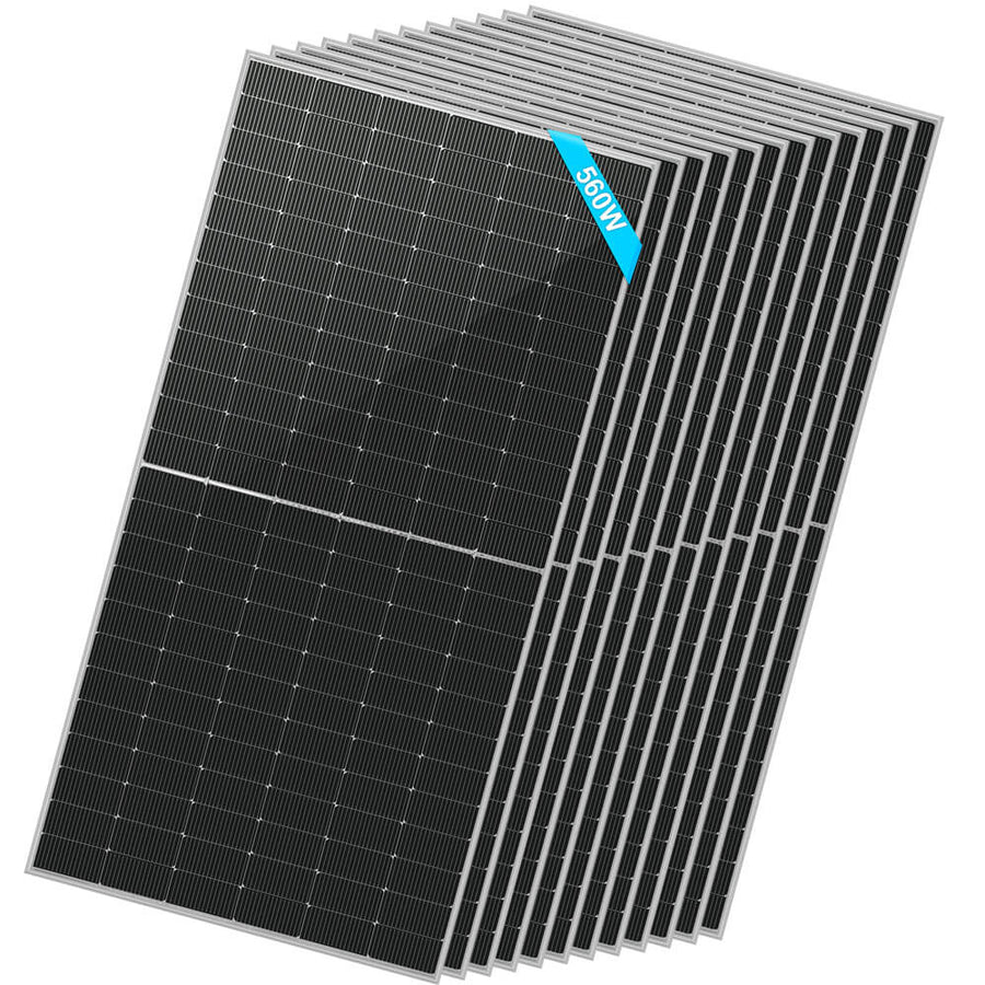 SunGoldPower 560 Watt Bifacial N-Type PERC Solar Panel SG560WBG
