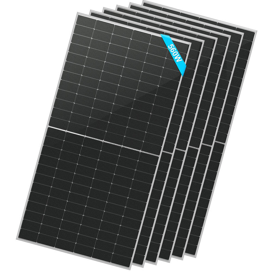 SunGoldPower 560 Watt Bifacial N-Type PERC Solar Panel SG560WBG