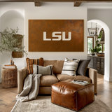 The LSU - Metal Wall Art - Landscape Umber