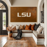 The LSU - Metal Wall Art - Landscape Umber