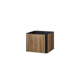Combine Square Teak & Aluminium Outdoor Planter 5703TAL
