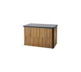 Combine Small Teak & Aluminium Cushion Storage Box 5708TAL