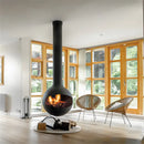 HearthArtSinn Shine 3 Luxury Hanging Spherical Real Fire Fireplace