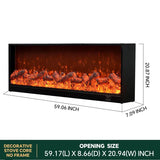 HearthArtSinn Glimmer 2 Simulation Electronic Heating Fireplace