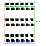 Alien Hydroponics EasyFeed 36 Pot 6 Row Kit
