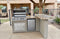 KoKoMo Grills 5 Burner Griddle Combo Drawer Fridge Built In BBQ Island Outdoor Kitchen