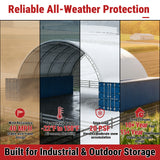 Arch Storage Shelter Single Truss Galvanized Frame Shipping Container Shelter