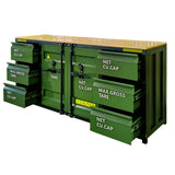 Chery Industrial 6.5ft Workbench Cabinet with 6 Drawers