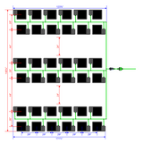 Alien Hydroponics EasyFeed 36 Pot 6 Row Kit